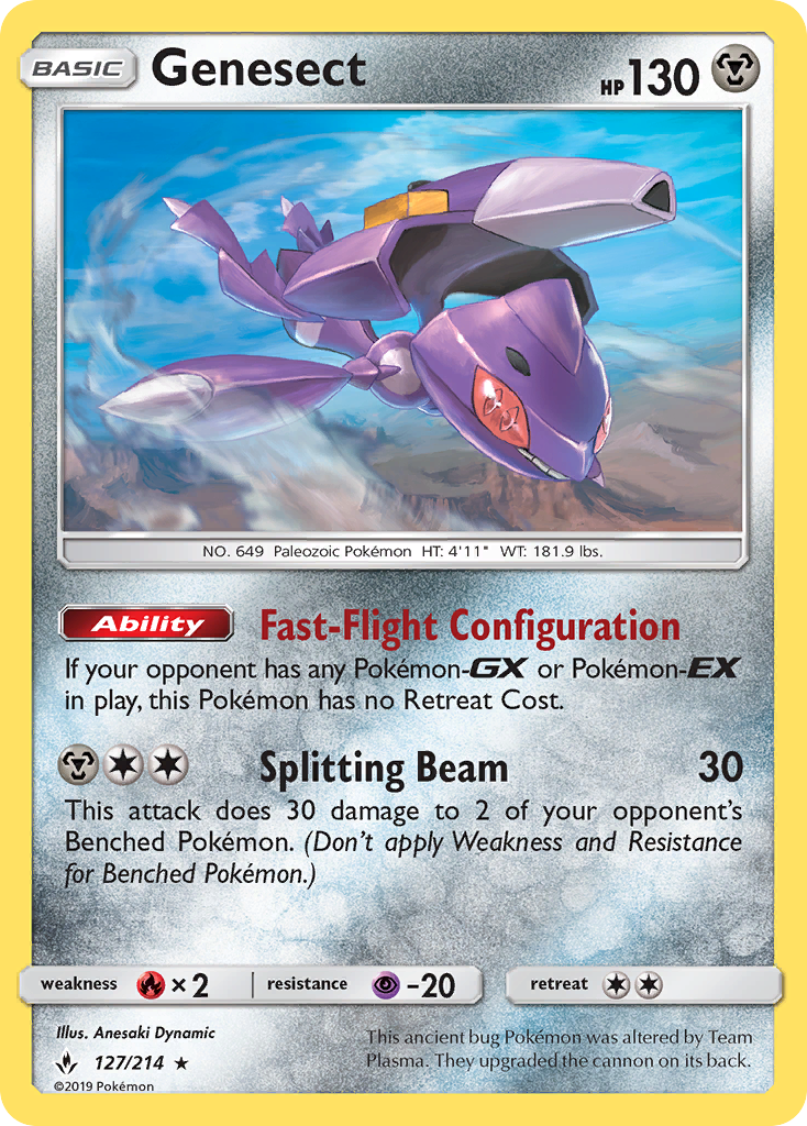 Genesect - 127/214 - Unbroken Bonds