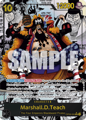 Marshall.D.Teach - OP09-093 - Super Rare (Manga Alt Art) - Emperors In The New World