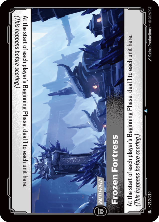Frozen Fortress - 212/219 - Uncommon - Unleashed