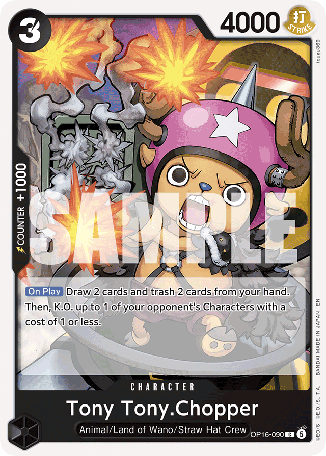 Tony Tony.Chopper - OP16-090 - Common - The Time Of Battle