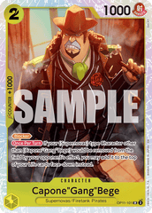 Capone"Gang"Bege - OP11-101 - Super Rare - A Fist Of Divine Speed