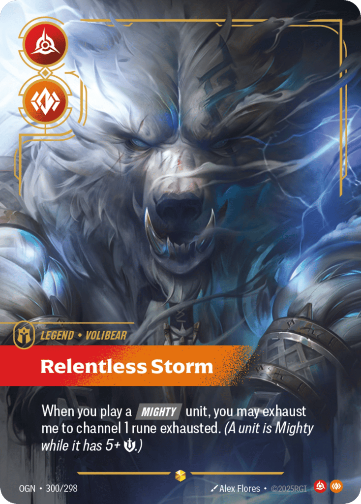Relentless Storm - 300/298 - Showcase - Origins