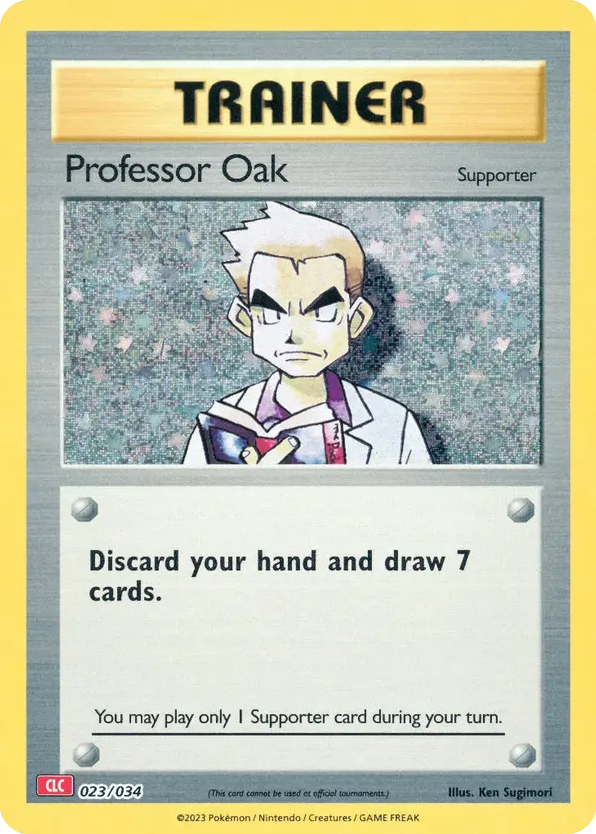 Professor Oak - 23/34 - Pokémon TCG Classic - Charizard