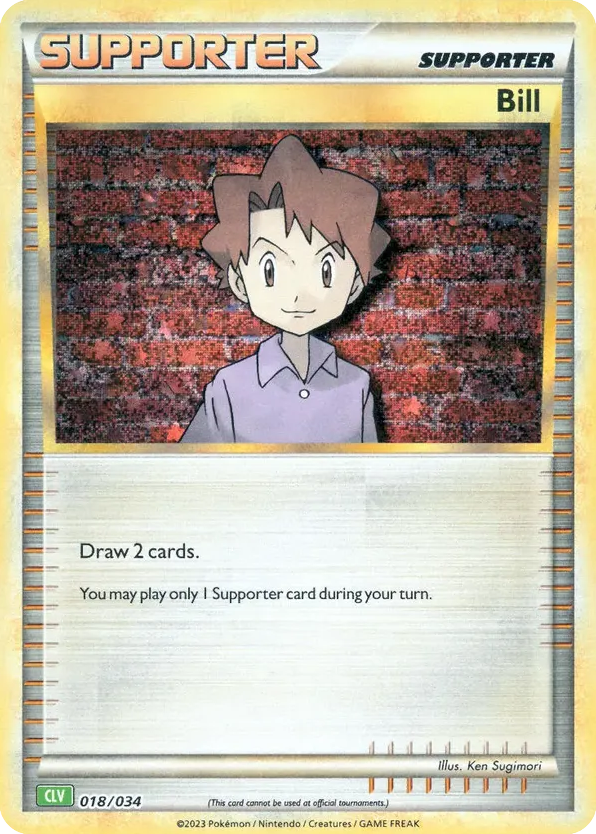 Bill - 18/34 - Pokémon TCG Classic - Venusaur