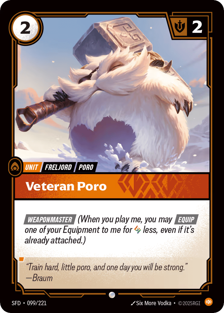 Veteran Poro - 099/221 - Common - Spiritforged