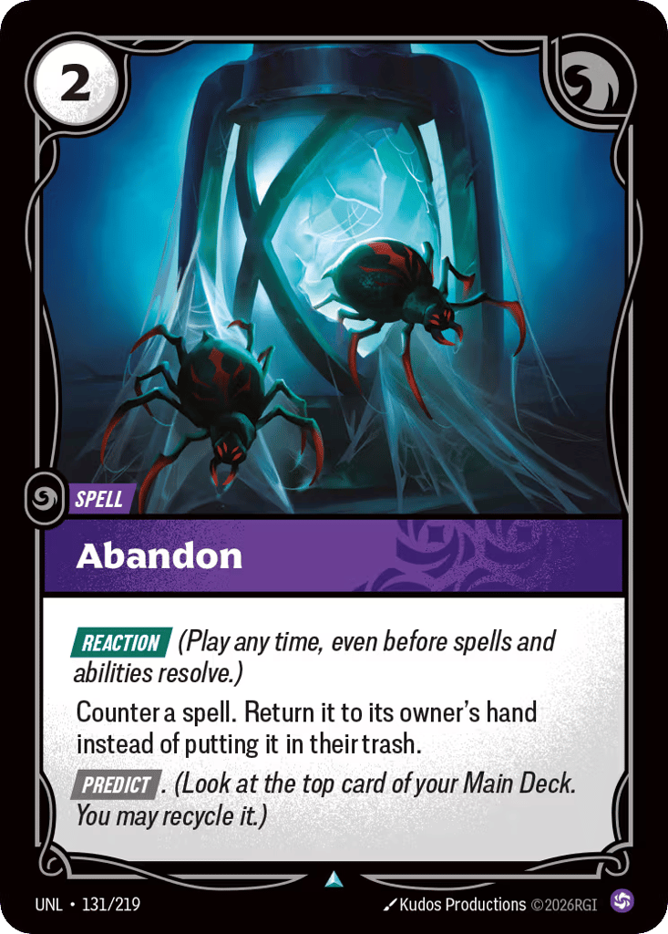 Abandon - 131/219 - Uncommon - Unleashed
