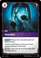 Abandon - 131/219 - Uncommon - Unleashed