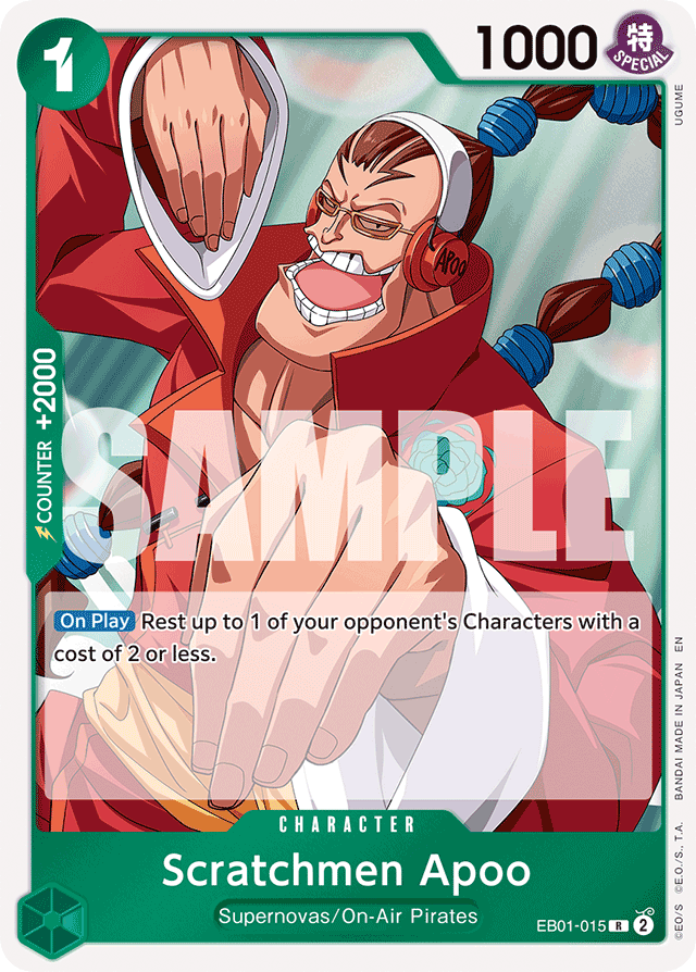 Scratchmen Apoo - EB01-015 - Rare (Reprint) - Memorial Collection