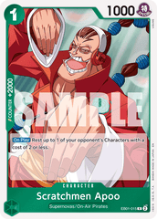 Scratchmen Apoo - EB01-015 - Rare (Reprint) - Memorial Collection