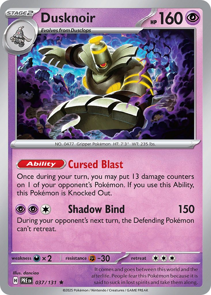 Dusknoir - 037/131 - Prismatic Evolutions