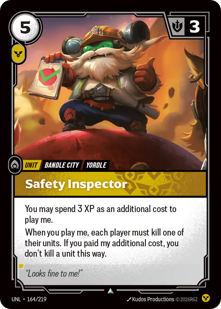Safety Inspector - 164/219 - Uncommon - Unleashed