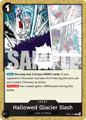 Hallowed Glacier Slash - OP16-100 - Common - The Time Of Battle