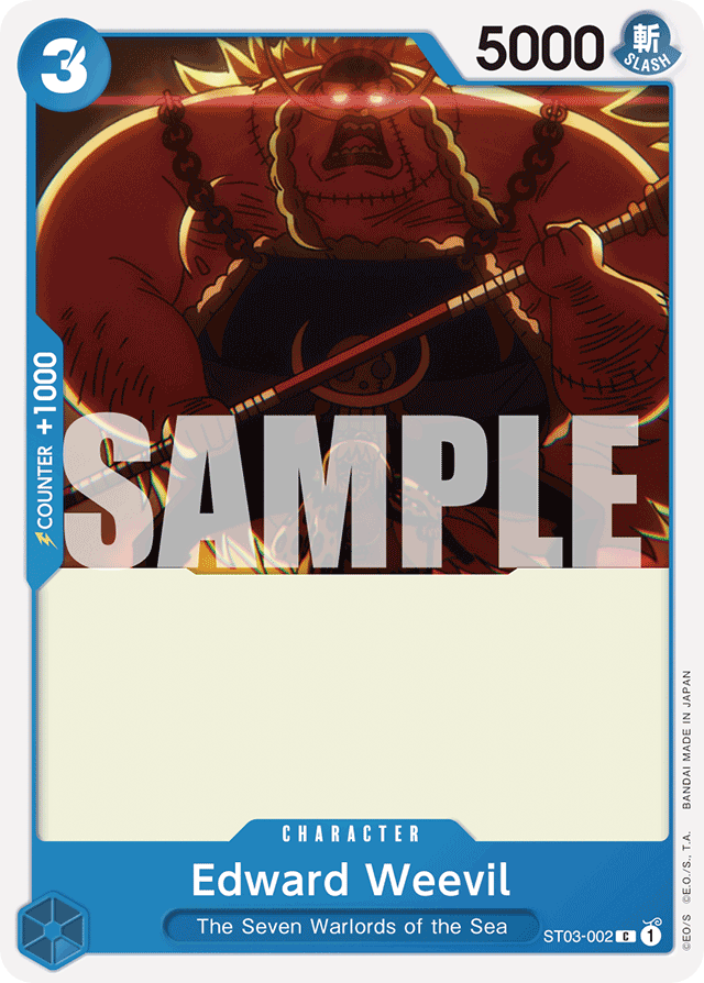 Edward Weevil - ST03-002 - Common - The Seven Warlords of the Sea