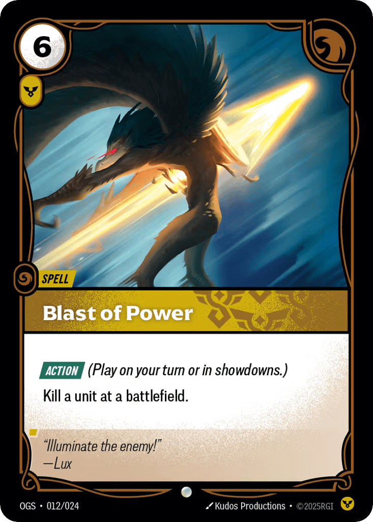 Blast Of Power - 012/024 - Common - Proving Grounds