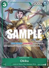Okiku - OP01-035 - Rare (Championship Stamp) - Romance Dawn