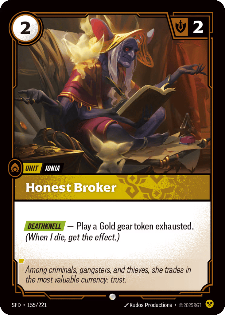 Honest Broker - 155/221 - Common - Spiritforged