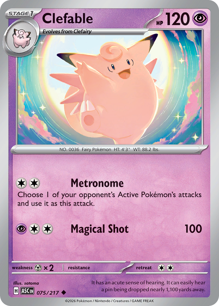 Clefable - 075/217 - Ascended Heroes