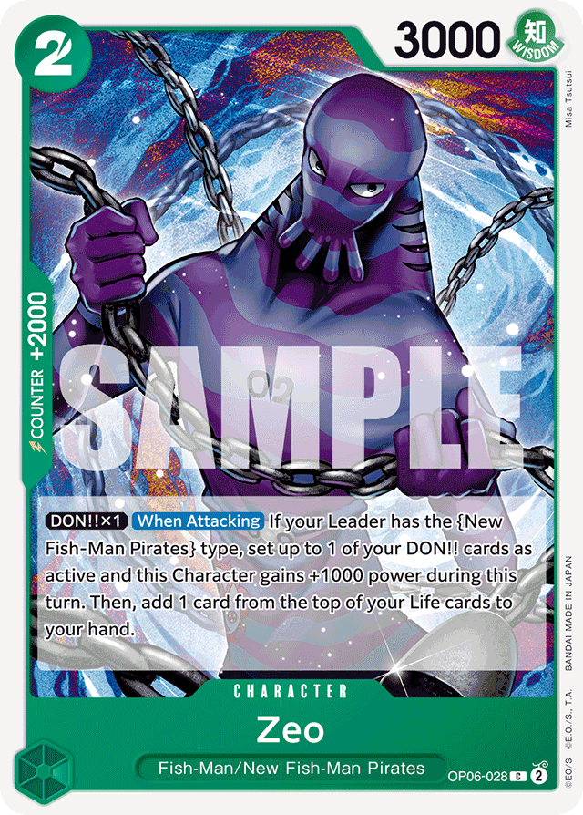 Zeo - OP06-028 - Common - Wings of the Captain