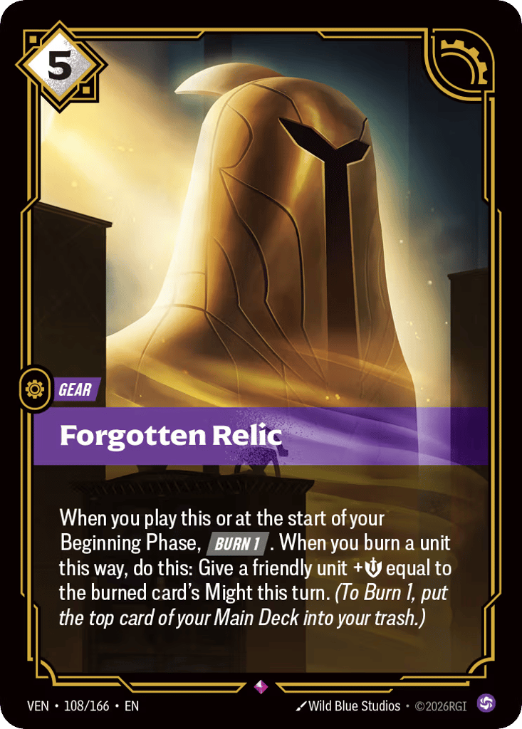 Forgotten Relic - 108/166 - Rare - Vendetta