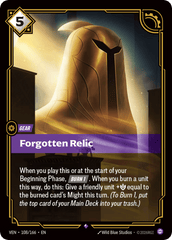 Forgotten Relic - 108/166 - Rare - Vendetta