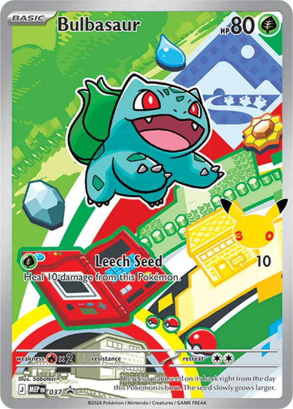 Bulbasaur - 037 - Mega Evolution Black Star Promos