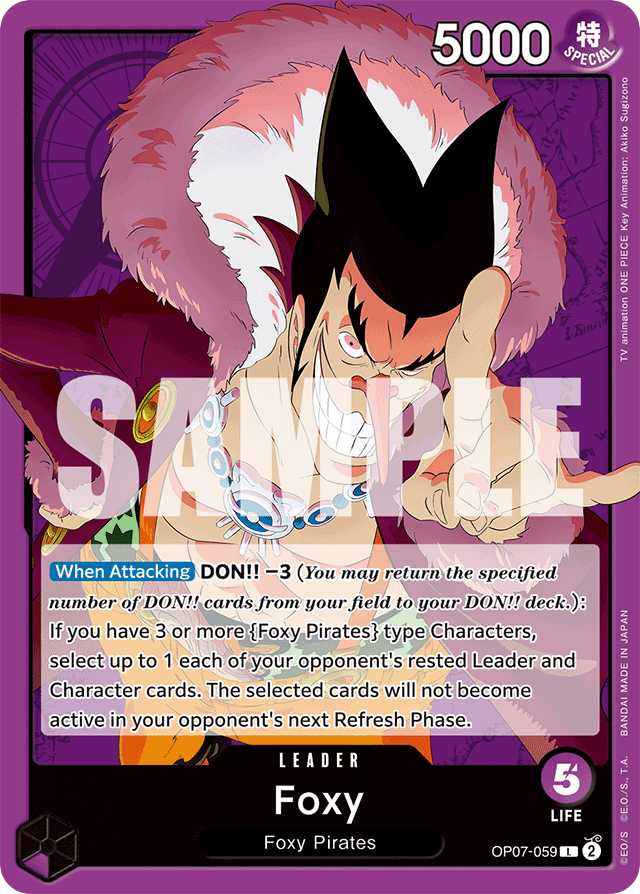 Foxy - OP07-059 - Leader - 500 Years In The Future