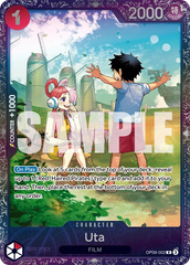 Uta - OP09-002 - Rare (Treasure Cup Alt Art) - Emperors In The New World