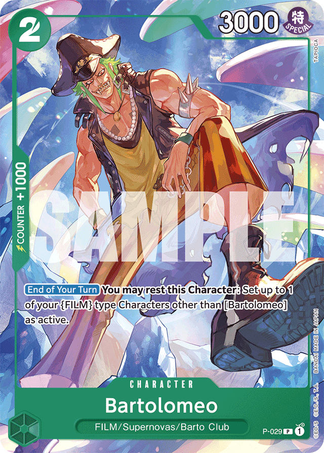Bartolomeo - P-029 - Promo (Reprint) - Promos