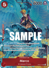 Marco - OP03-013 - Super Rare (Alternate Art) - Pillars of Strength