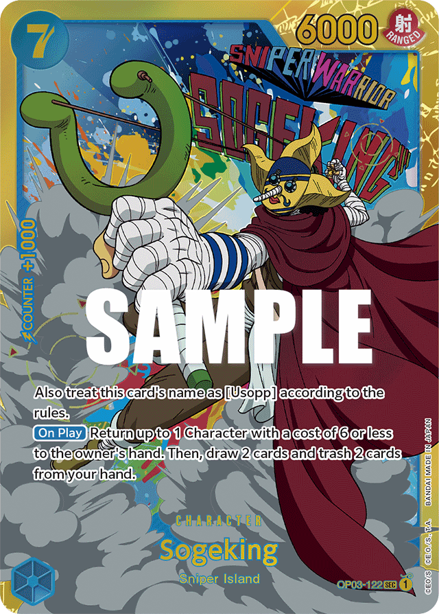 Sogeking - OP03-122 - Secret Rare - Pillars of Strength
