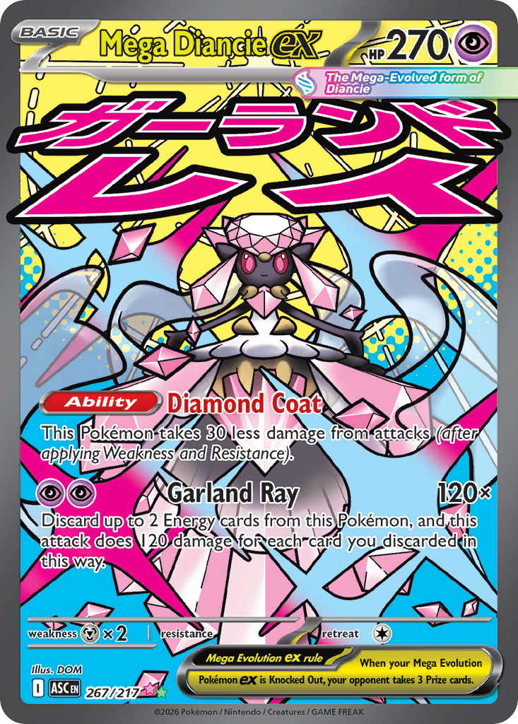 Mega Diancie ex - 267/217 - Ascended Heroes
