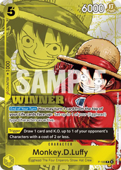 Monkey.D.Luffy - P-106 - Promo (Winner Stamp) - Promos