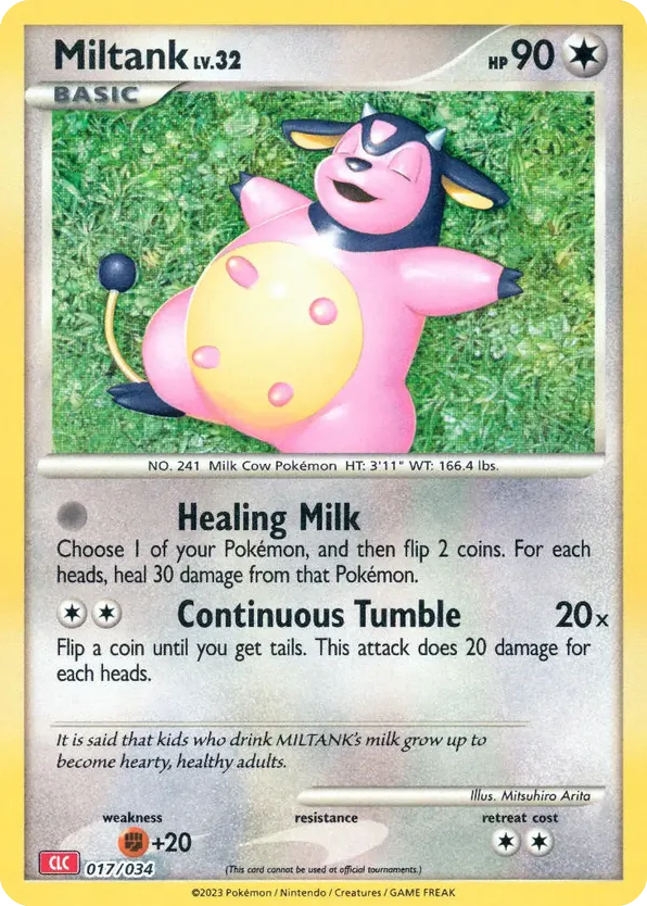 Miltank - 17/34 - Pokémon TCG Classic - Charizard