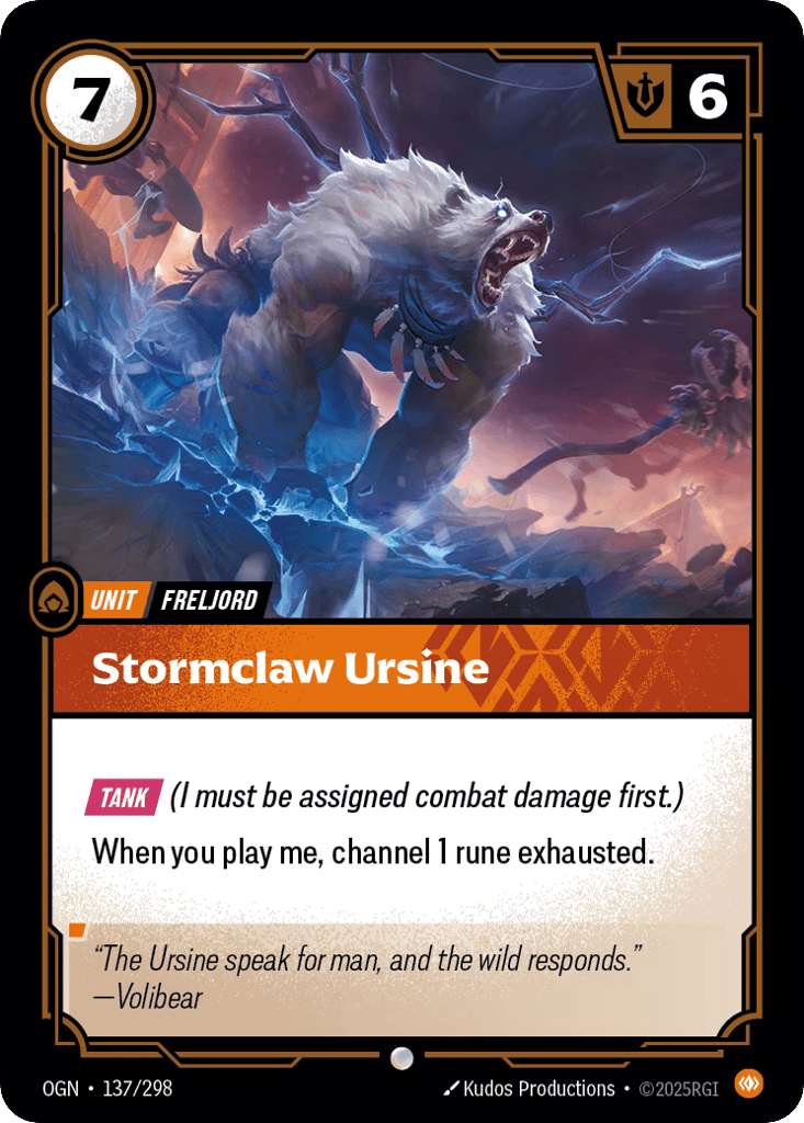 Stormclaw Ursine - 137/298 - Common - Origins