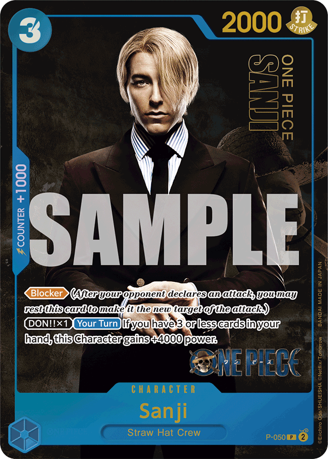 Sanji - P-050 - Promo (Live Action Foil) - Promos