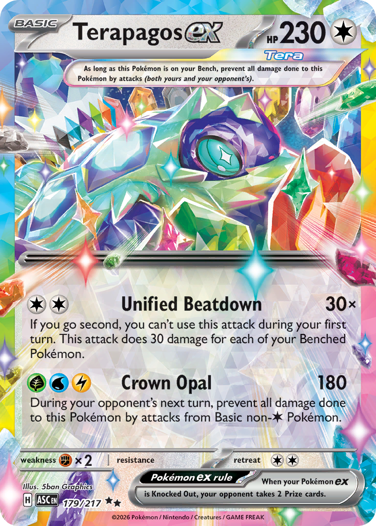 Terapagos ex - 179/217 - Ascended Heroes