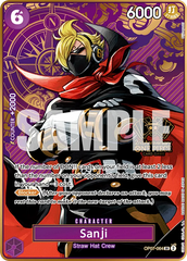Sanji - OP07-064 - Super Rare (Second Anniversary Stamp) - 500 Years In The Future