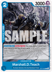 Marshall.D.Teach - ST17-005 - Common (Reprint) - BLUE Donquixote Doflamingo