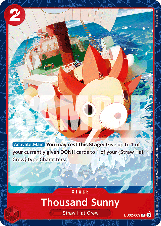 Thousand Sunny - EB02-009 - Common - Anime 25th Collection