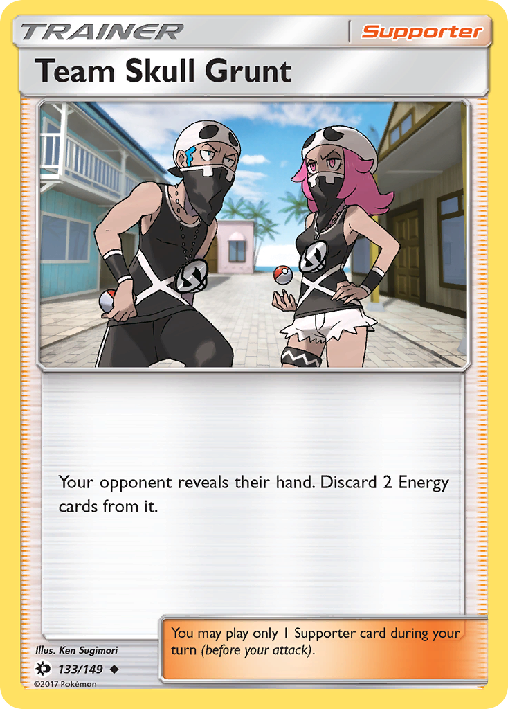 Team Skull Grunt - 133/149 - Sun & Moon