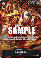 Sakazuki - OP02-099 - Super Rare (Alternate Art) - Paramount War
