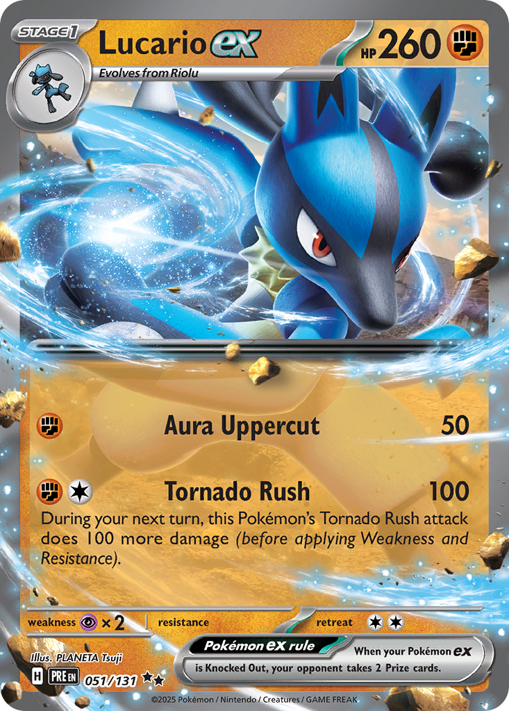 Lucario ex - 051/131 - Prismatic Evolutions