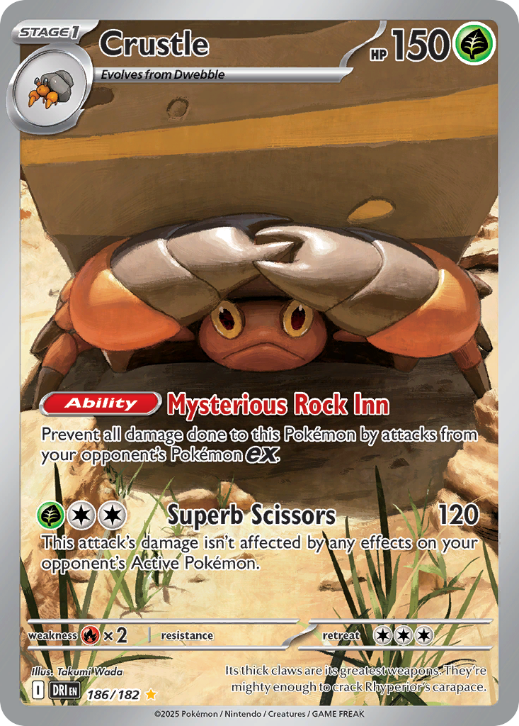 Crustle - 186/182 - Destined Rivals