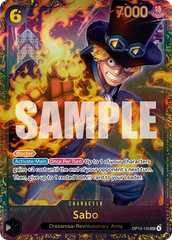 Sabo - OP13-120 - Secret Rare (Store Treasure Cup Alt Art) - Carrying On His Will