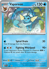 Vaporeon - 168 - Scarlet & Violet Black Star Promos