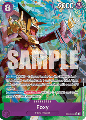 Foxy - EB04-036 - Super Rare (Alternate Art) - Egghead Crisis