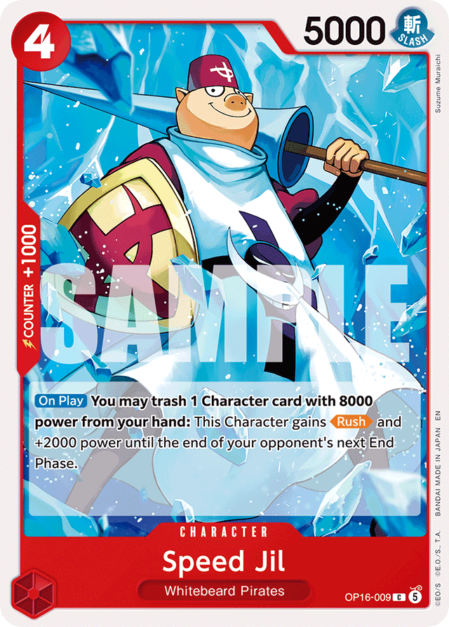 Speed Jil - OP16-009 - Common - The Time Of Battle