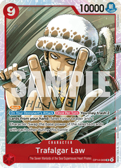 Trafalgar Law - OP14-009 - Super Rare - The Azure Sea's Seven
