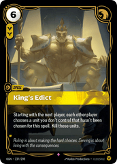 King's Edict - 237/298 - Rare - Origins