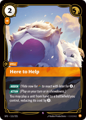 Here To Help - 111/221 - Rare - Spiritforged